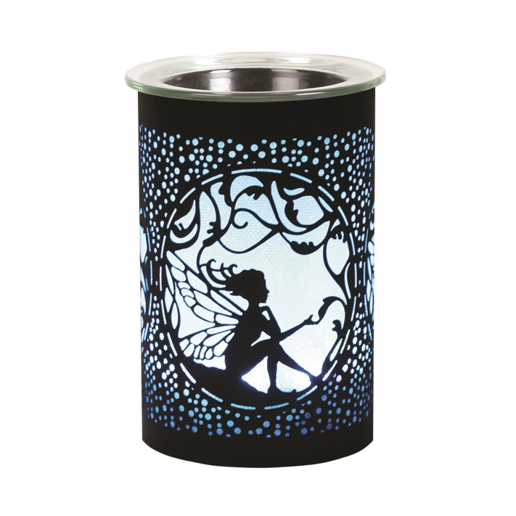 Aroma Black Sitting Fairy Colour Changing Electric Wax Melt Warmer £17.09
